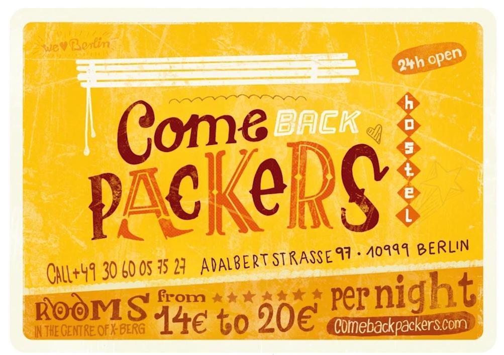 Comebackpackers Berlin Eksteriør billede
